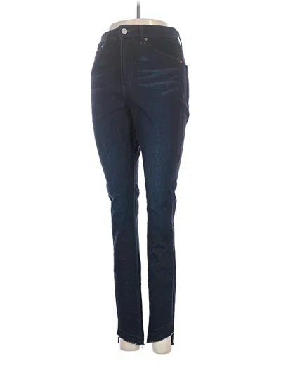 Pre-owned Express Jeggings In Blue