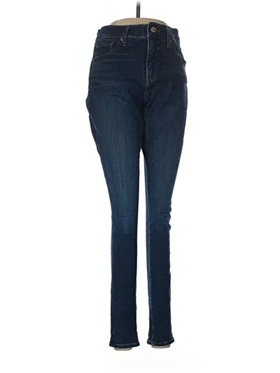 Pre-owned Express Jeggings In Blue