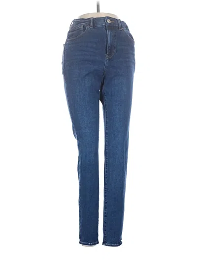 Pre-owned Express Jeggings In Blue
