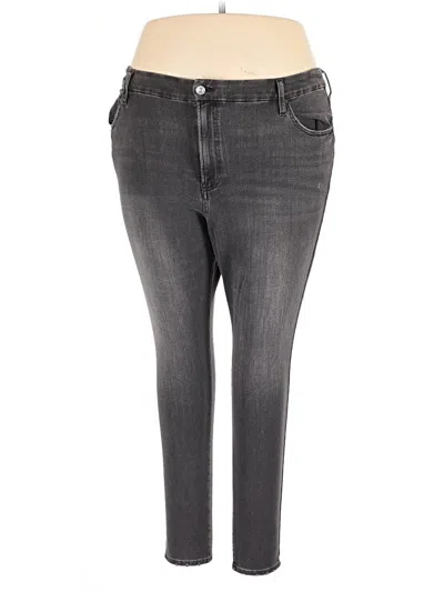Pre-owned Express Jeggings In Gray