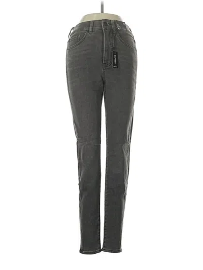 Express Jeggings In Gray