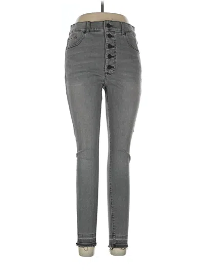Pre-owned Express Jeggings In Gray