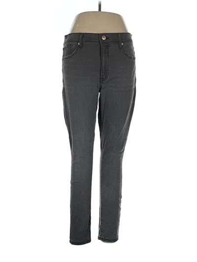 Pre-owned Express Jeggings In Gray