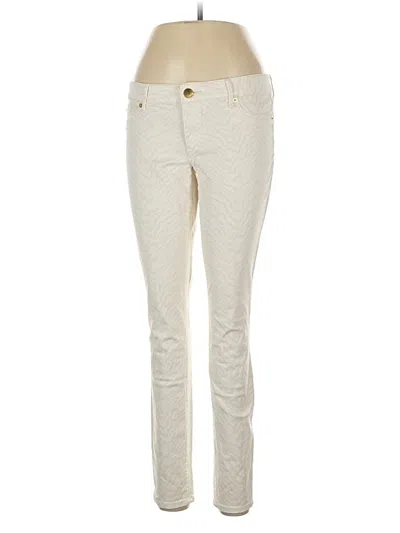 Pre-owned Express Jeggings In White