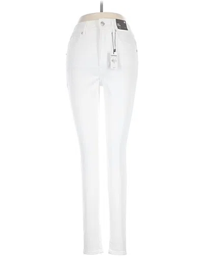 Pre-owned Express Jeggings In White