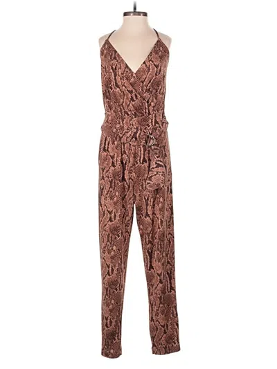 Pre-owned Express Jumpsuit In Brown