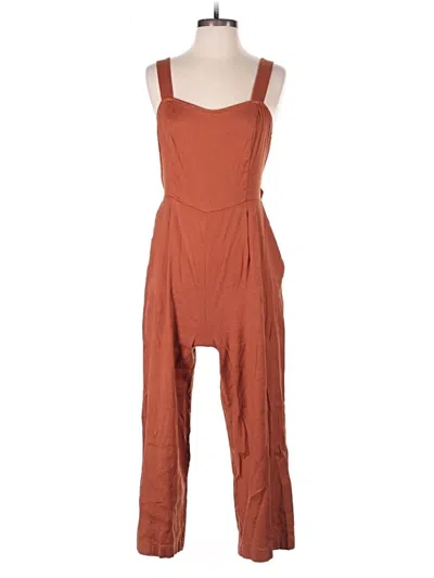 Pre-owned Express Jumpsuit In Brown