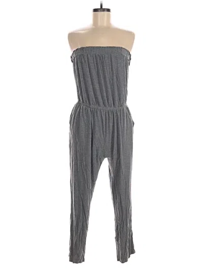 Pre-owned Express Jumpsuit In Gray