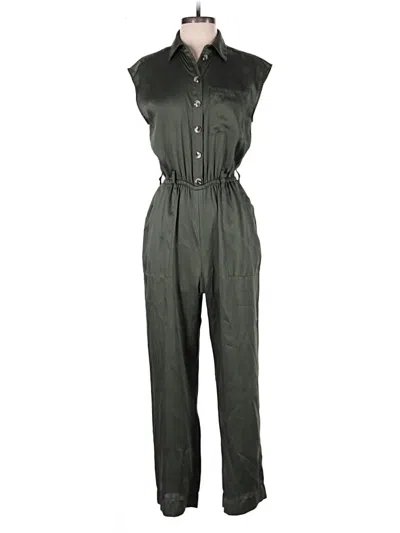 Pre-owned Express Jumpsuit In Green