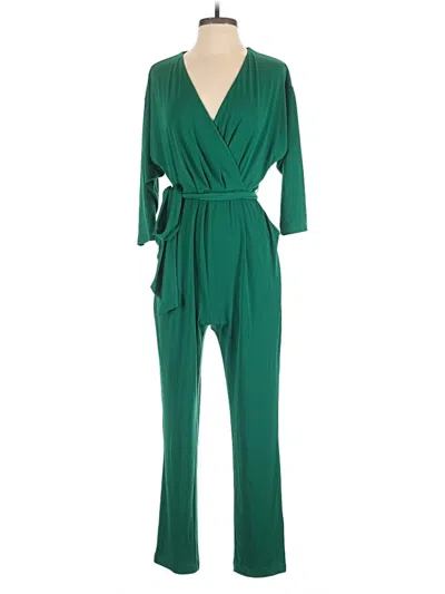 Pre-owned Express Jumpsuit In Green