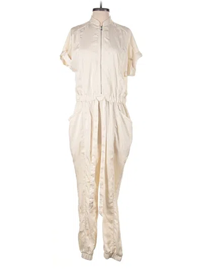 Pre-owned Express Jumpsuit In Ivory