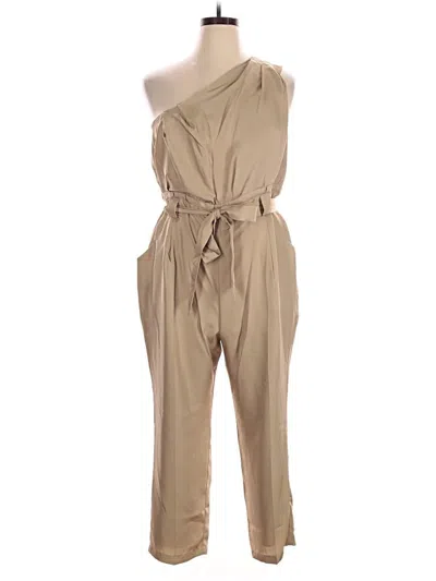 Pre-owned Express Jumpsuit In Ivory