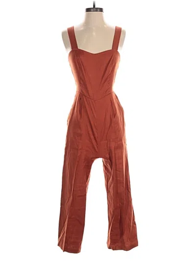 Pre-owned Express Jumpsuit In Orange