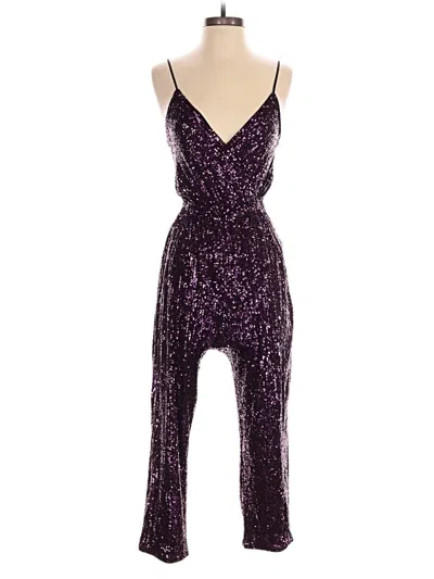 Pre-owned Express Jumpsuit In Purple