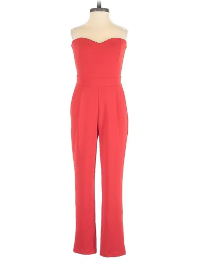 Pre-owned Express Jumpsuit In Red