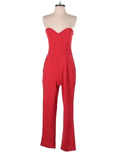 Pre-owned Express Jumpsuit In Red