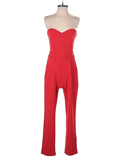 Pre-owned Express Jumpsuit In Red