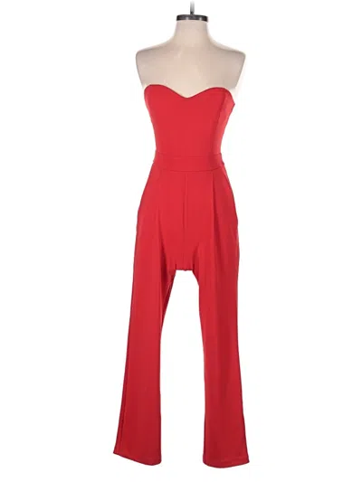 Pre-owned Express Jumpsuit In Red
