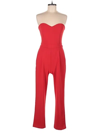 Pre-owned Express Jumpsuit In Red