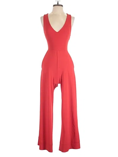 Pre-owned Express Jumpsuit In Red
