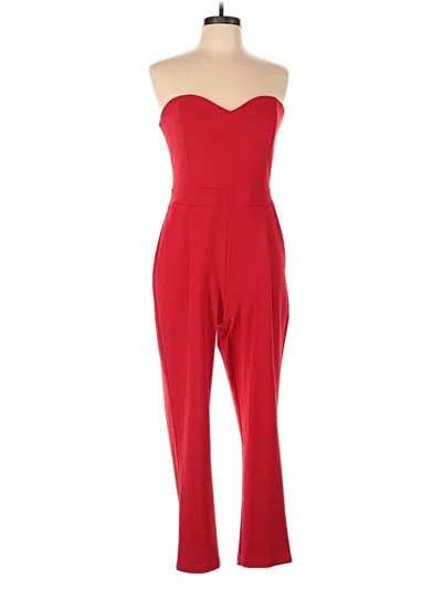 Pre-owned Express Jumpsuit In Red