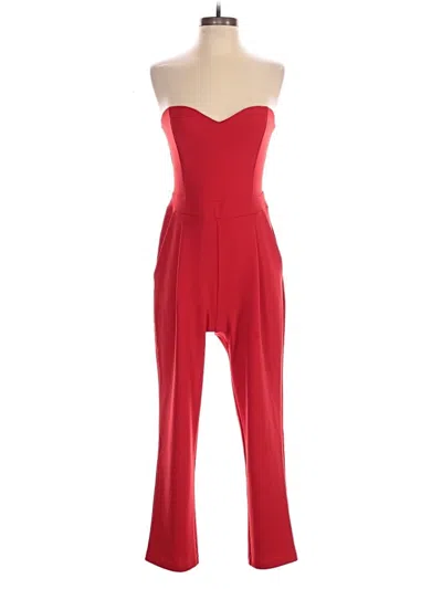 Pre-owned Express Jumpsuit In Red
