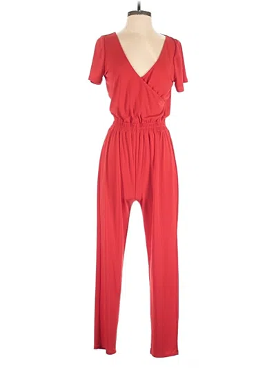 Pre-owned Express Jumpsuit In Red