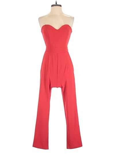 Pre-owned Express Jumpsuit In Red