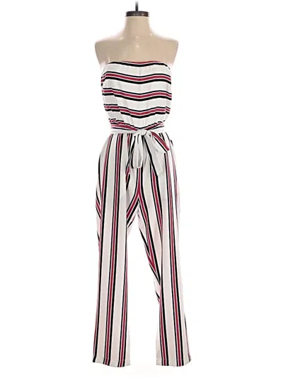 Pre-owned Express Jumpsuit In White
