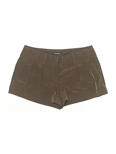 Pre-owned Express Khaki Shorts In Brown
