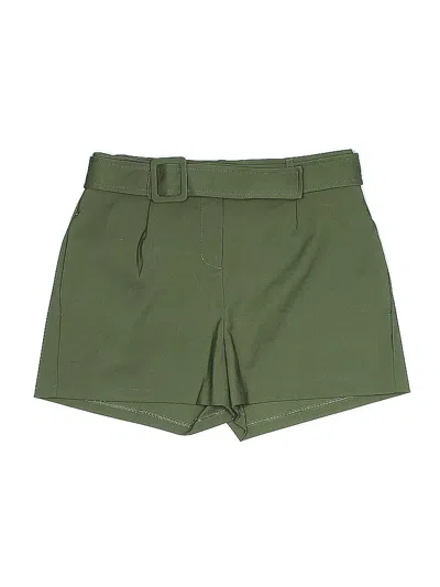 Pre-owned Express Khaki Shorts In Green