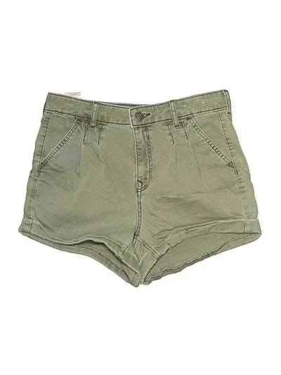 Pre-owned Express Khaki Shorts In Green