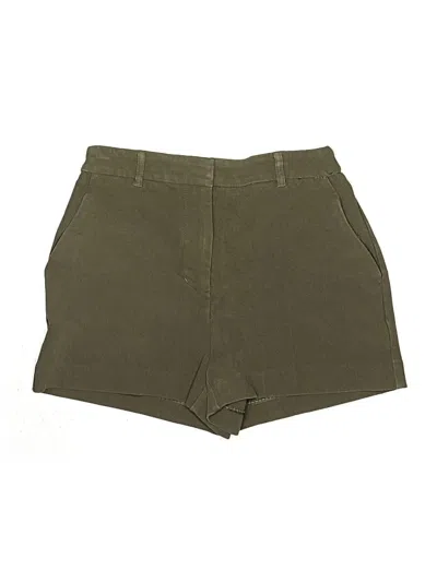 Pre-owned Express Khaki Shorts In Green