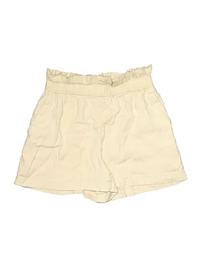 Pre-owned Express Khaki Shorts In Ivory