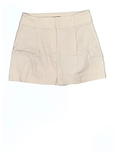 Pre-owned Express Khaki Shorts In Ivory