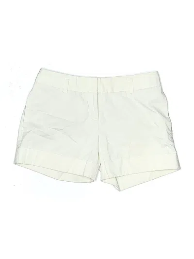 Pre-owned Express Khaki Shorts In White