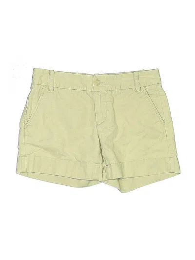 Pre-owned Express Khaki Shorts In Yellow