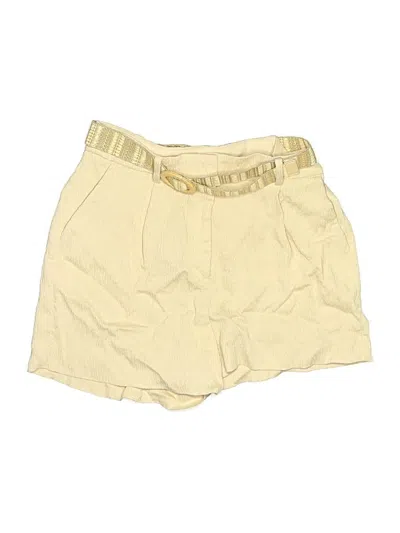 Pre-owned Express Khaki Shorts In Yellow
