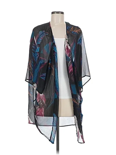Pre-owned Express Kimono In Black