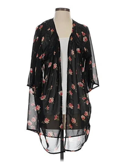 Pre-owned Express Kimono In Black