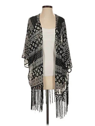 Pre-owned Express Kimono In Black