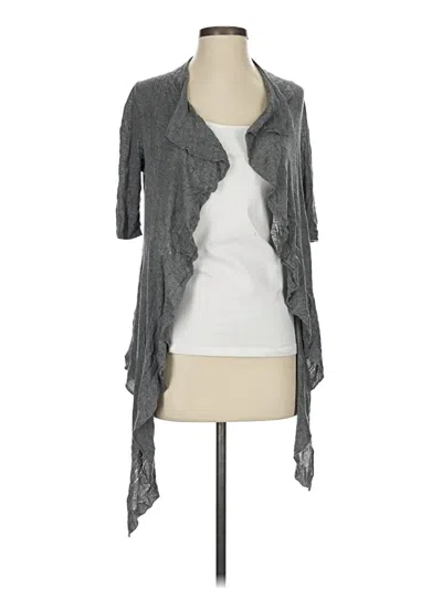 Pre-owned Express Kimono In Gray