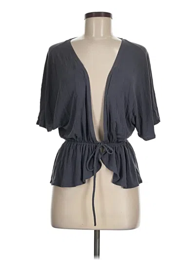 Pre-owned Express Kimono In Gray