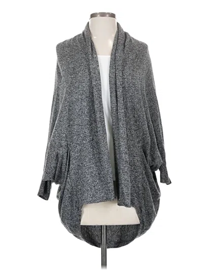 Pre-owned Express Kimono In Gray