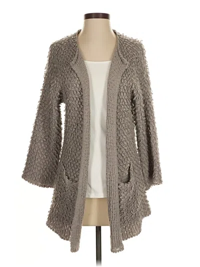 Pre-owned Express Kimono In Gray