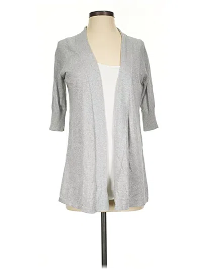 Pre-owned Express Kimono In Gray