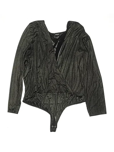 Pre-owned Express Kimono In Green
