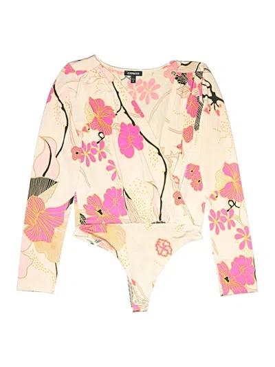 Pre-owned Express Kimono In Pink