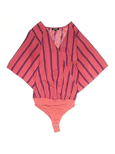 Pre-owned Express Kimono In Pink