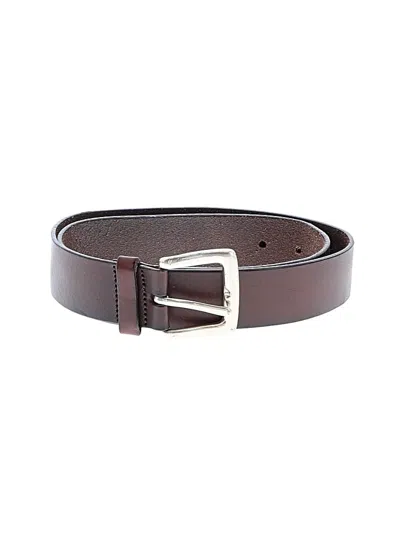 Pre-owned Express Leather Belt In Brown